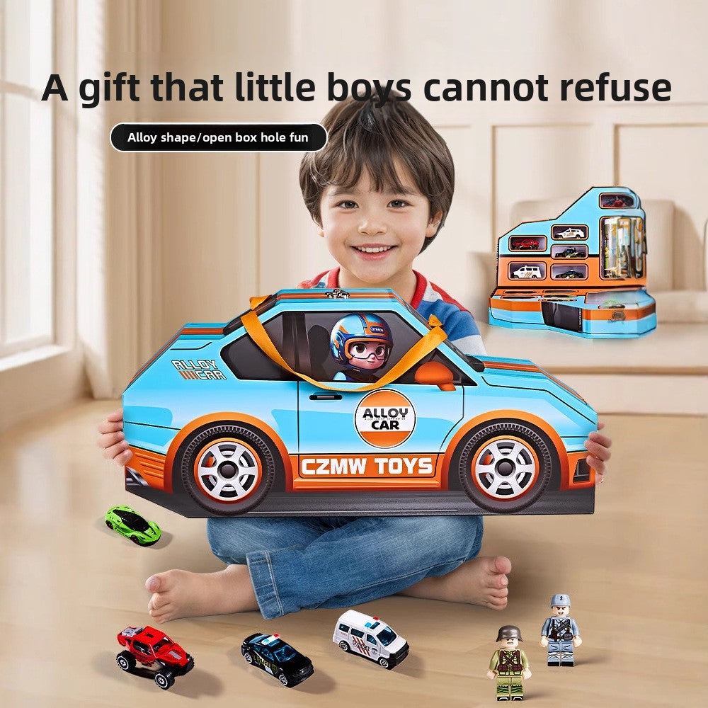 Portable car model gift box