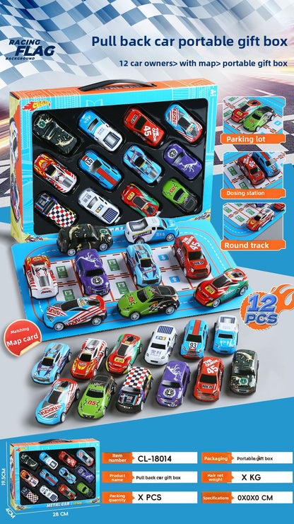 Portable car model gift box