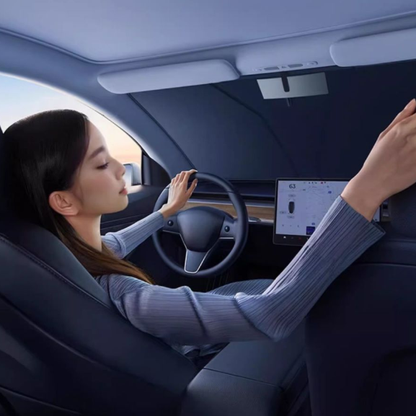 Portable Car Sunshade for Front Windshield with Heat Insulation