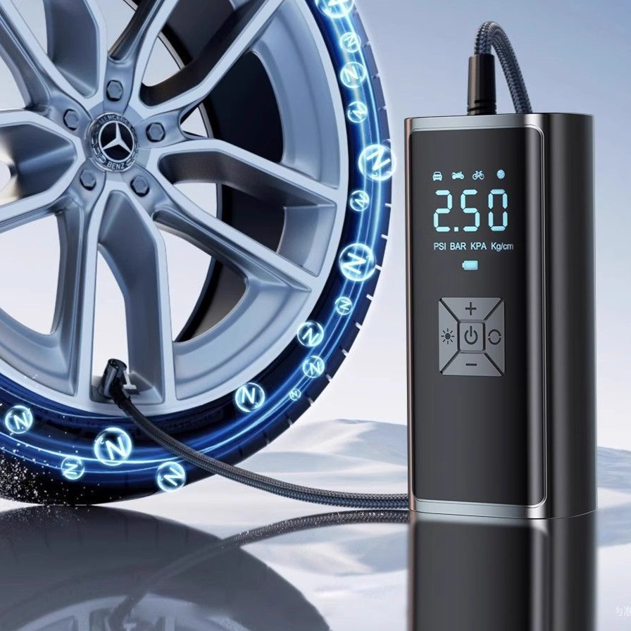 Portable Car Tire Inflator Pump