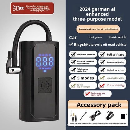 Portable Car Tire Inflator Pump with Digital Display