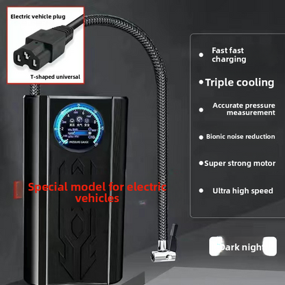 Portable Car Tire Inflator Pump with Digital Display