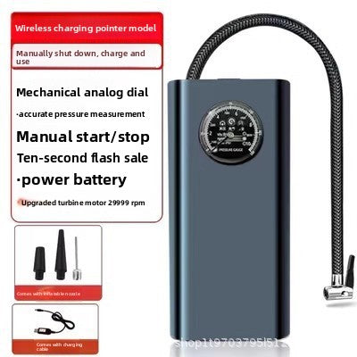 Portable Car Tire Inflator Pump with Digital Display