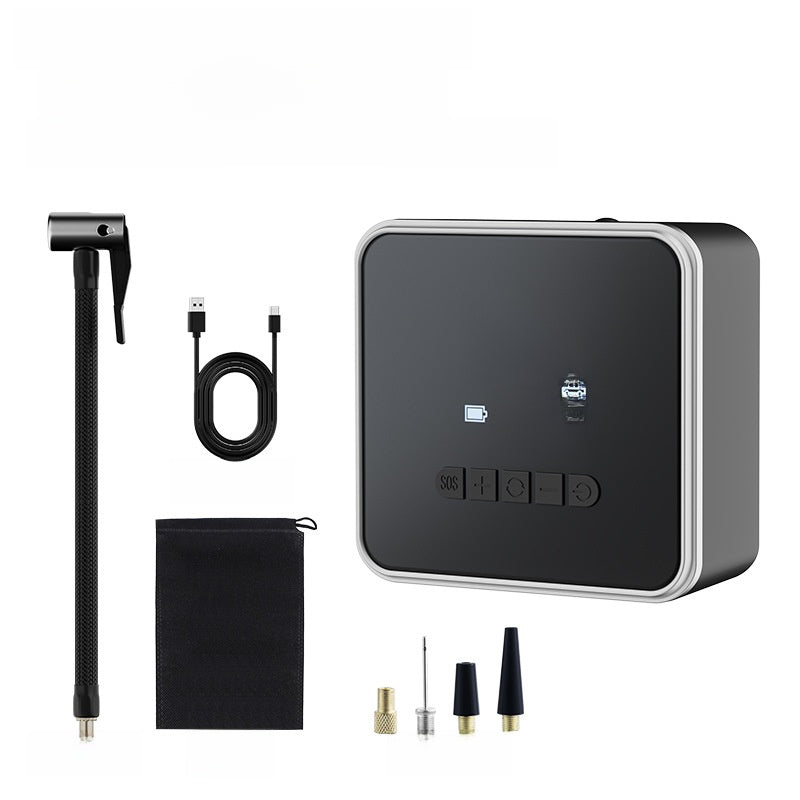 Portable Car Tire Inflator with Automatic Stop