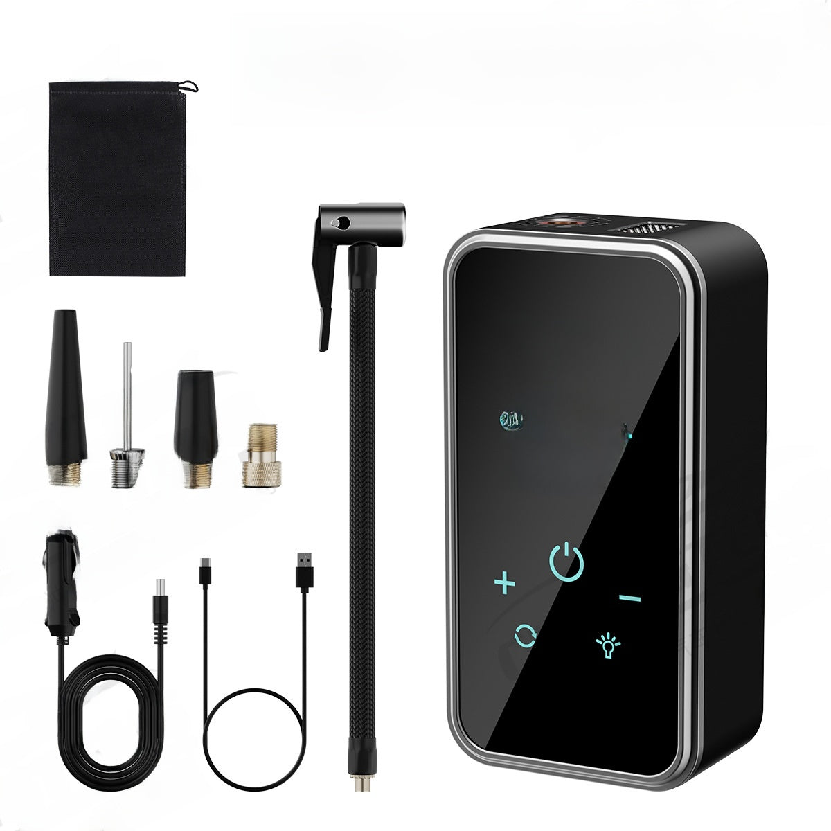 Portable Car Tire Inflator with Automatic Stop