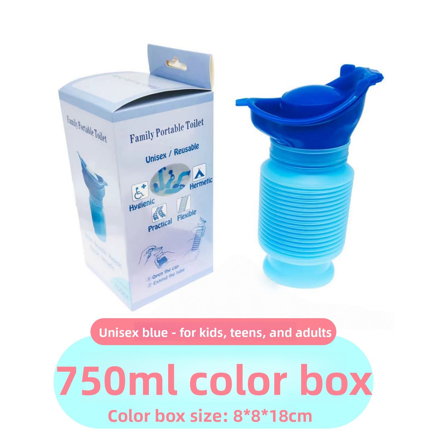 Portable car urinal