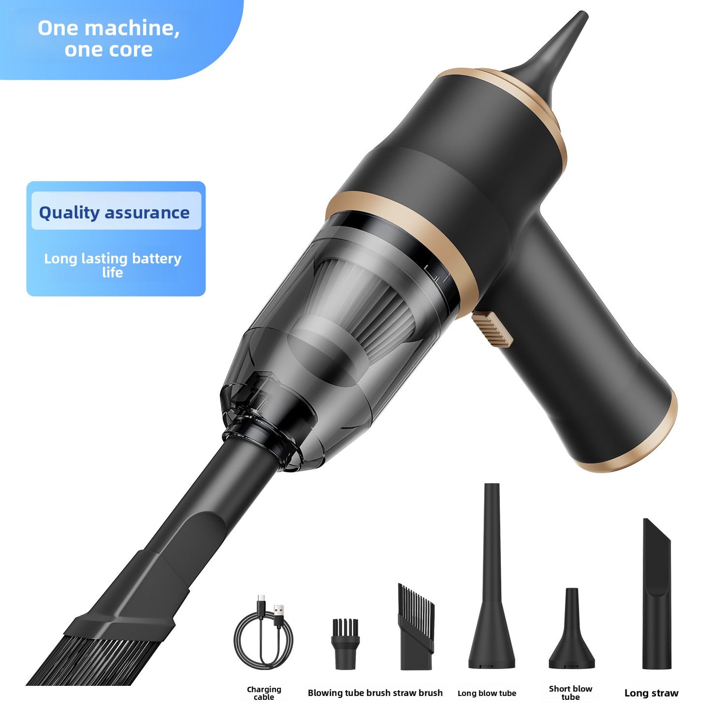 Portable car vacuum cleaner