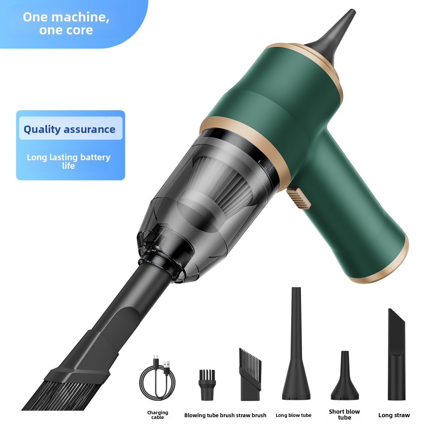 Portable car vacuum cleaner