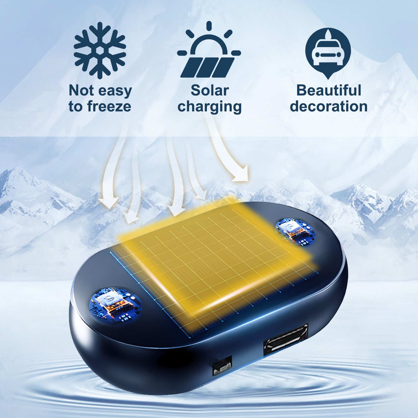 Portable Car Windshield Ice Scraper and Snow Remover