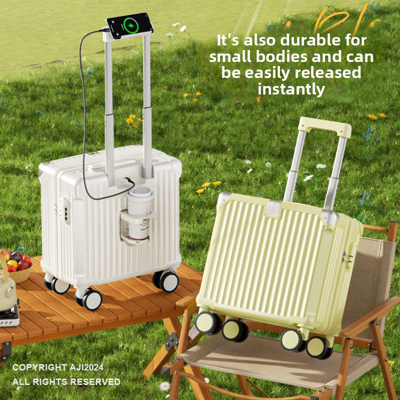 Portable Carry-On Luggage with USB