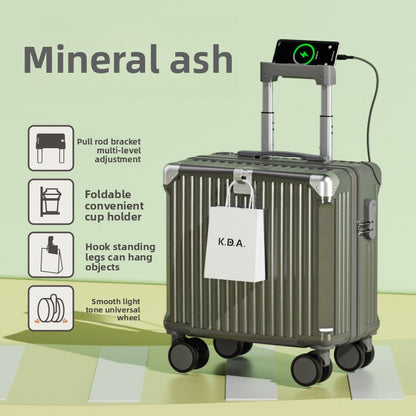 Portable Carry-On Luggage with USB