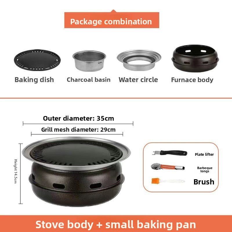 Portable Charcoal Barbecue Grill Stove