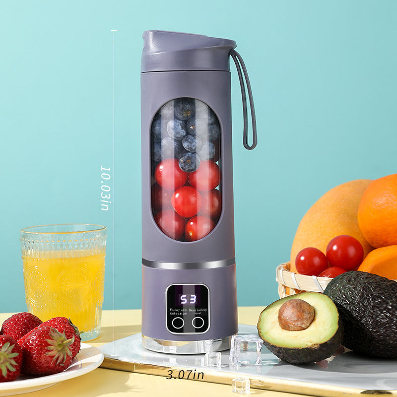 Portable charging juice cup