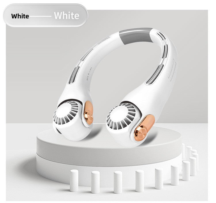 Portable charging neck fan
