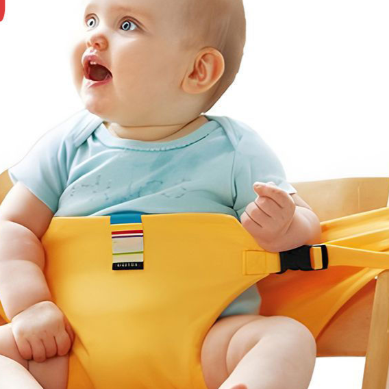 Portable Child Dining Seat Belt with Lumbar Support