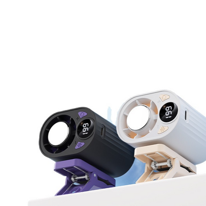 Portable Clip On Fan with Ice Cooling