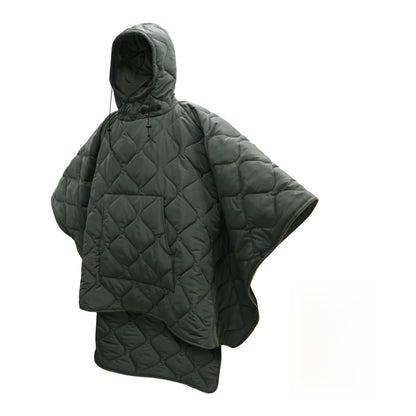 Portable Cloak-Style Camouflage Sleeping Bag for Outdoor Camping