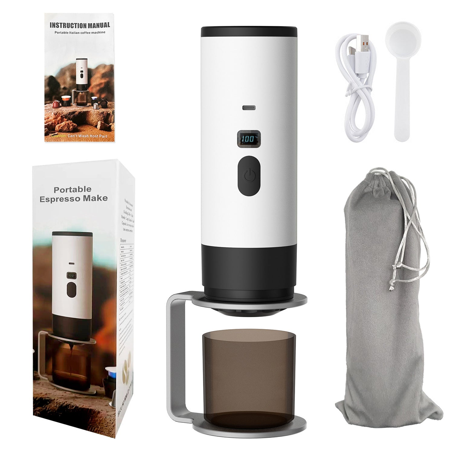 Portable coffee machine