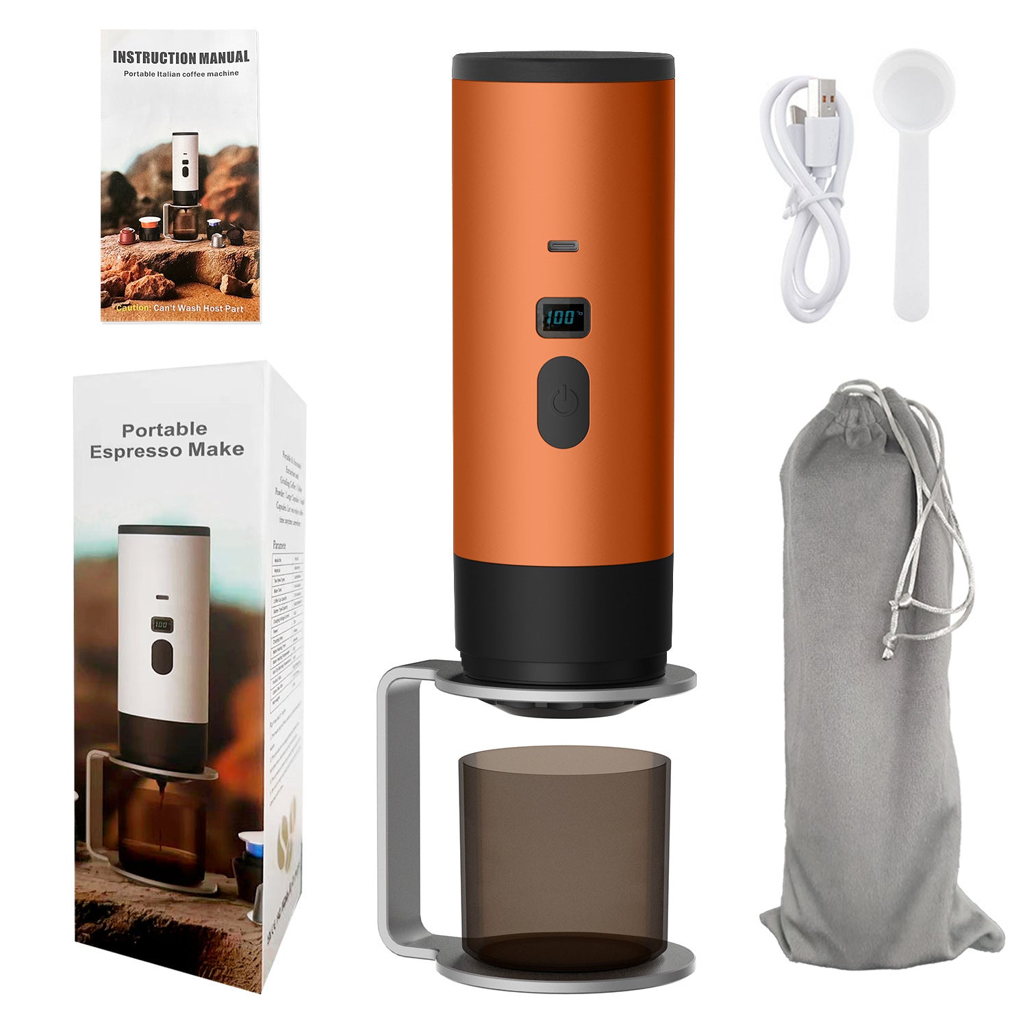 Portable coffee machine