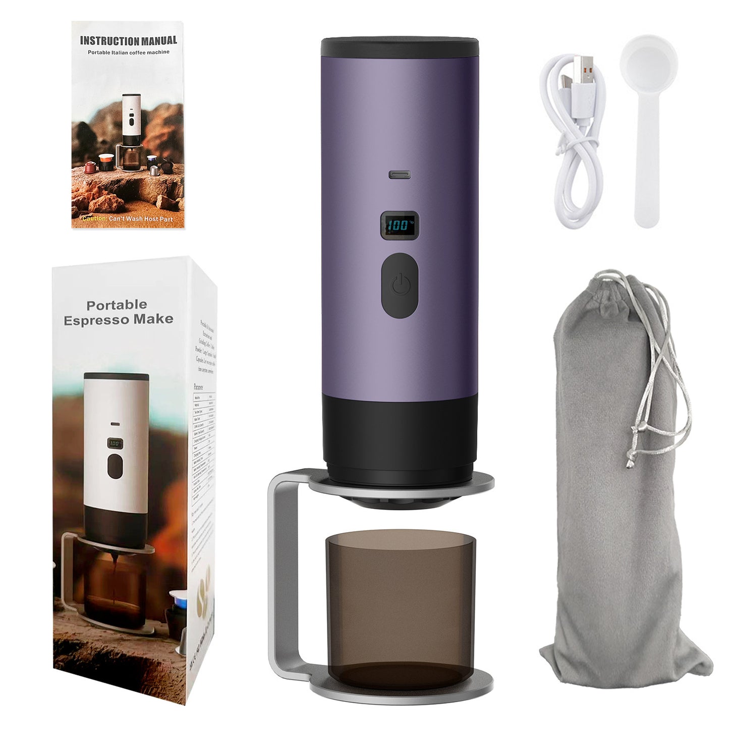 Portable coffee machine