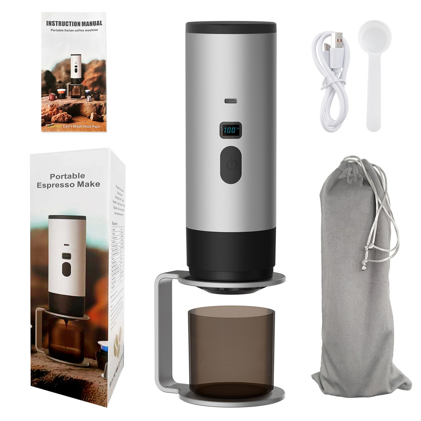 Portable coffee machine