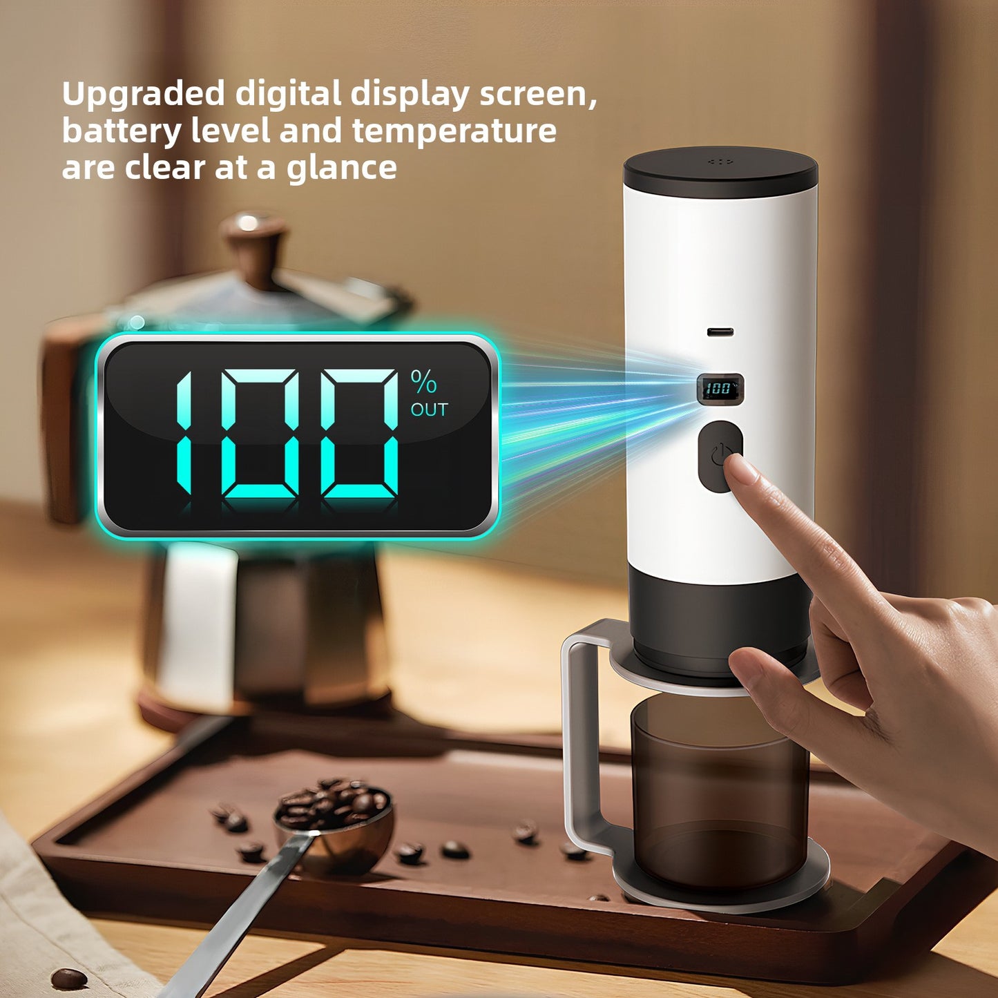 Portable coffee machine