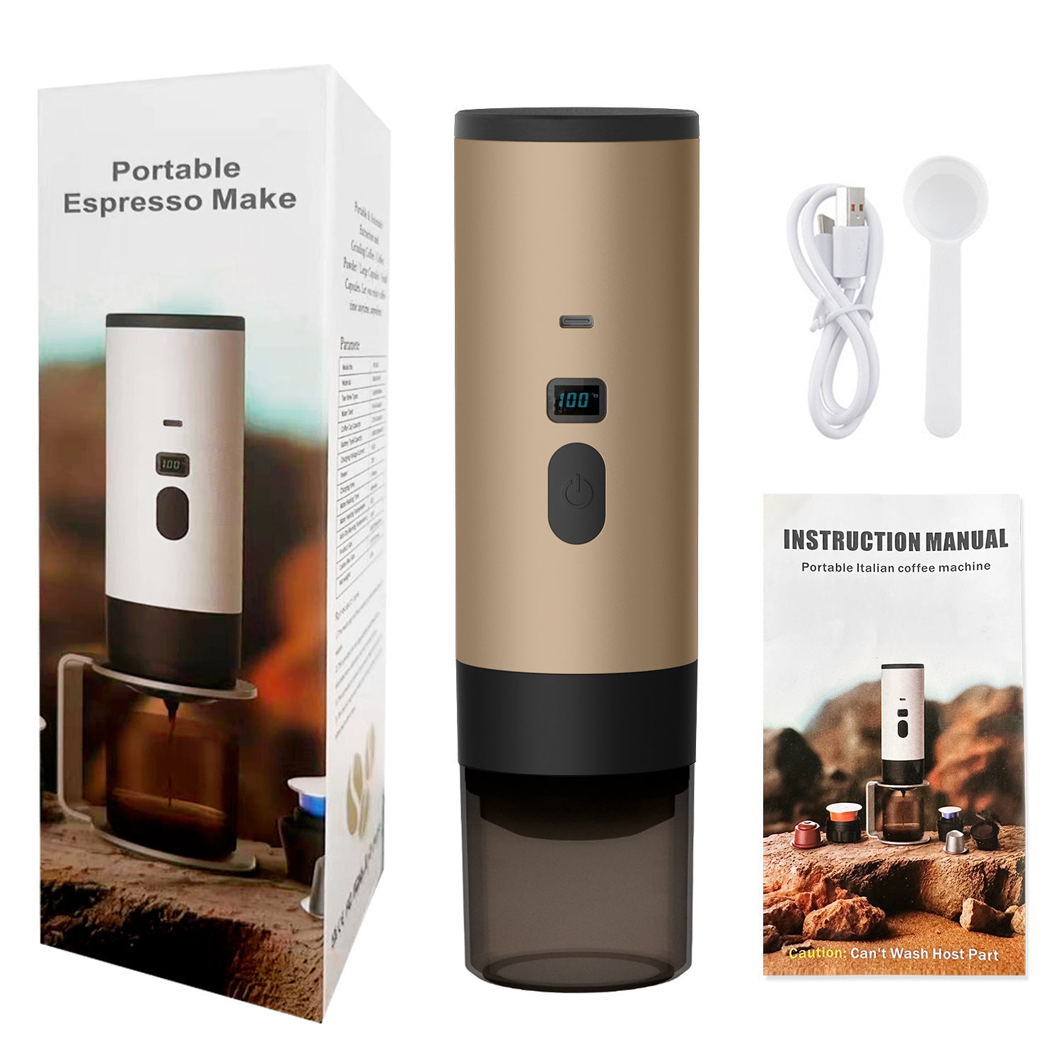 Portable coffee machine