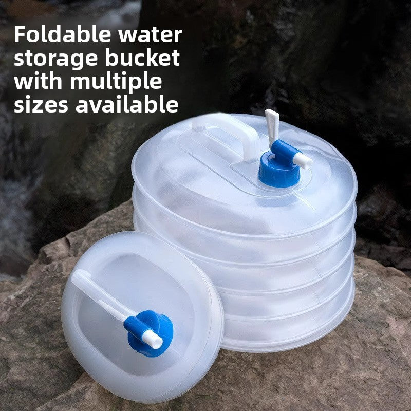 Portable Collapsible Water Container with Faucet