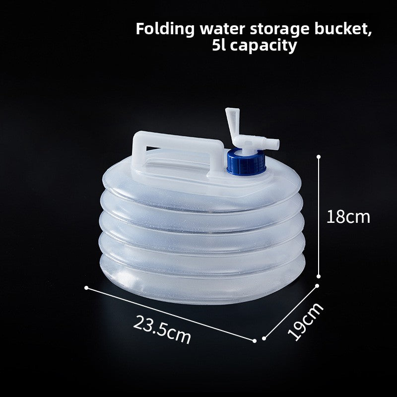 Portable Collapsible Water Container with Faucet