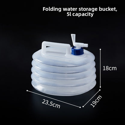 Portable Collapsible Water Container with Faucet