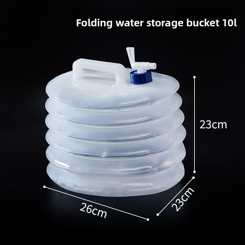 Portable Collapsible Water Container with Faucet
