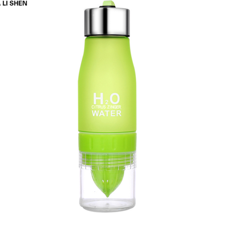 Portable Colorful Frosted Plastic Cup for Fruit and Herbal Tea