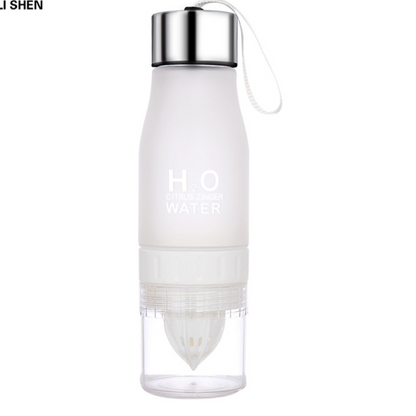 Portable Colorful Frosted Plastic Cup for Fruit and Herbal Tea
