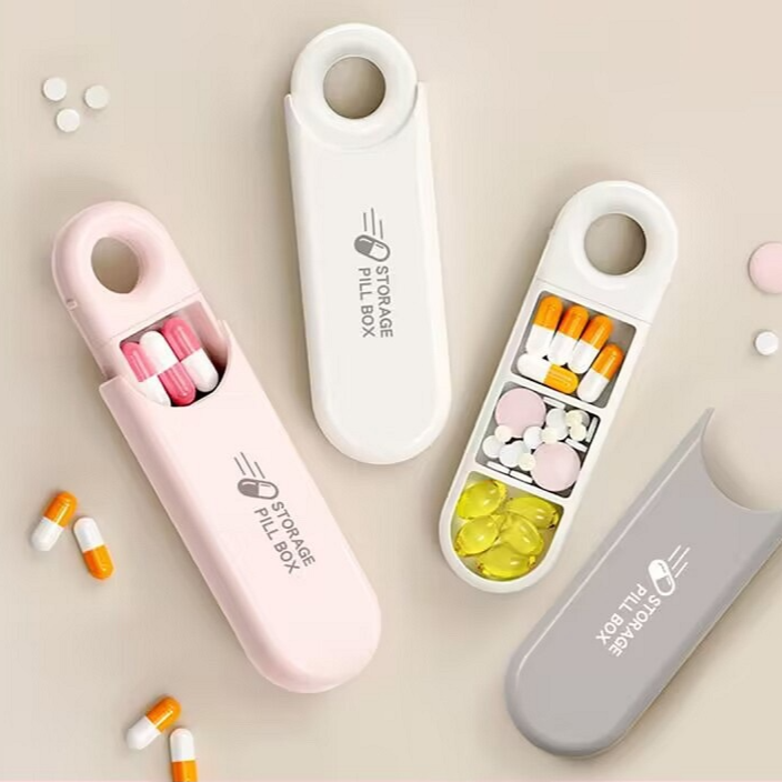Portable Compartment Medicine Storage Box