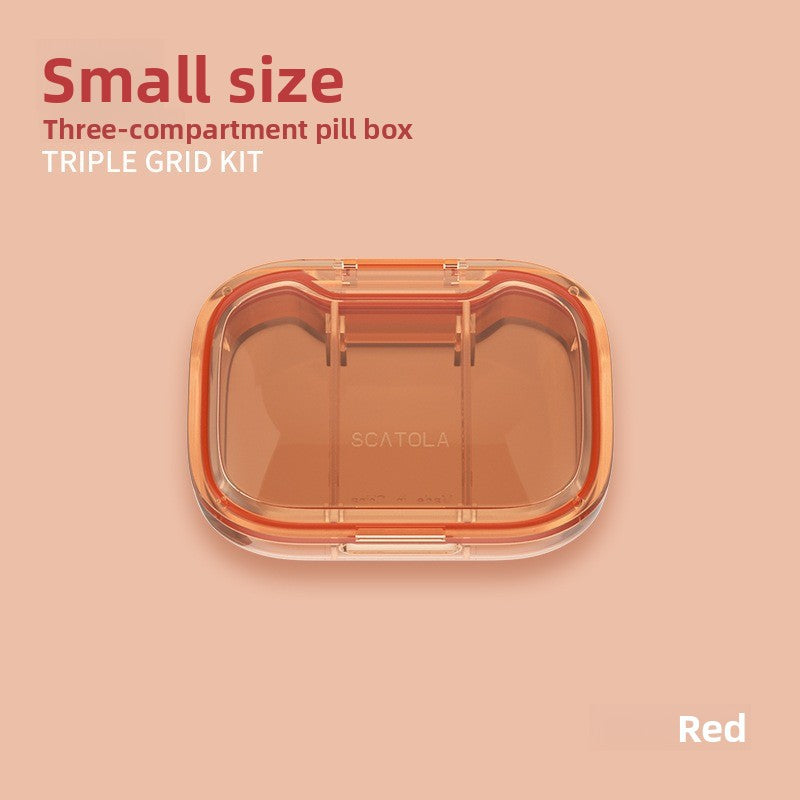 Portable Compartment Medicine Storage Box