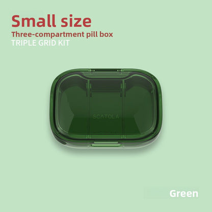 Portable Compartment Medicine Storage Box