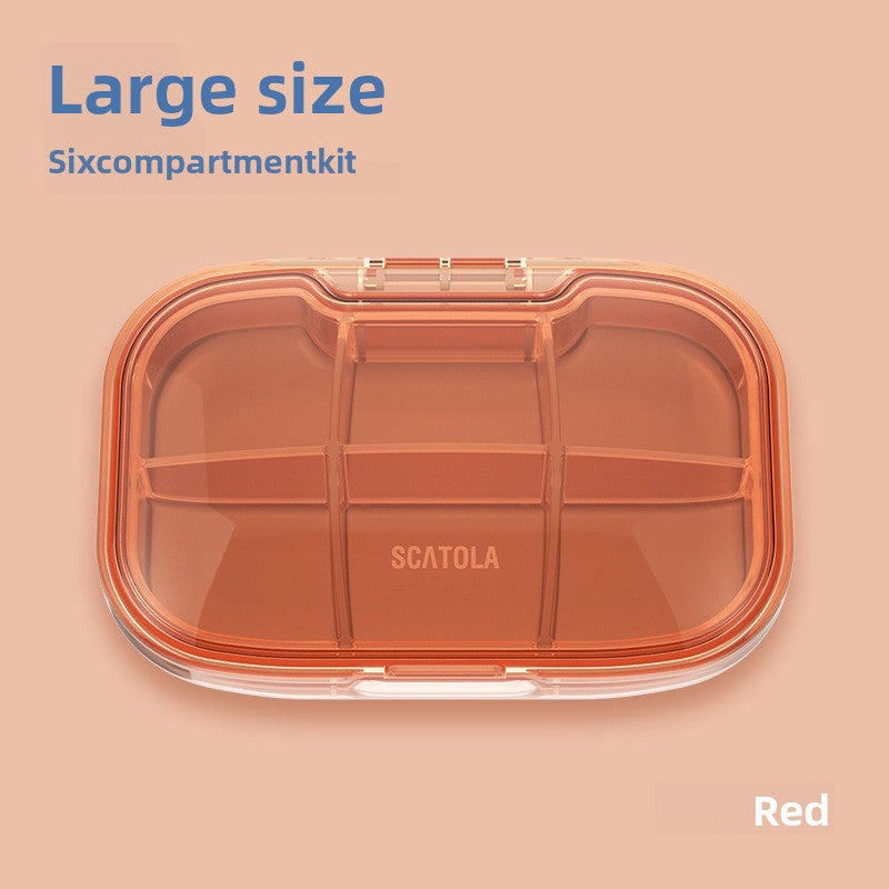 Portable Compartment Medicine Storage Box