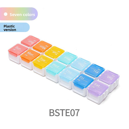 Portable compartmentalized pill organizer