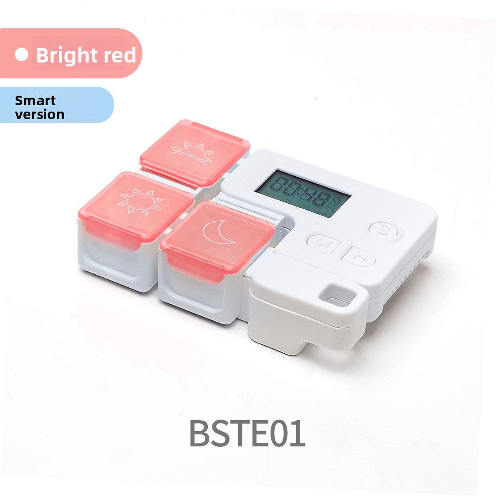 Portable compartmentalized pill organizer