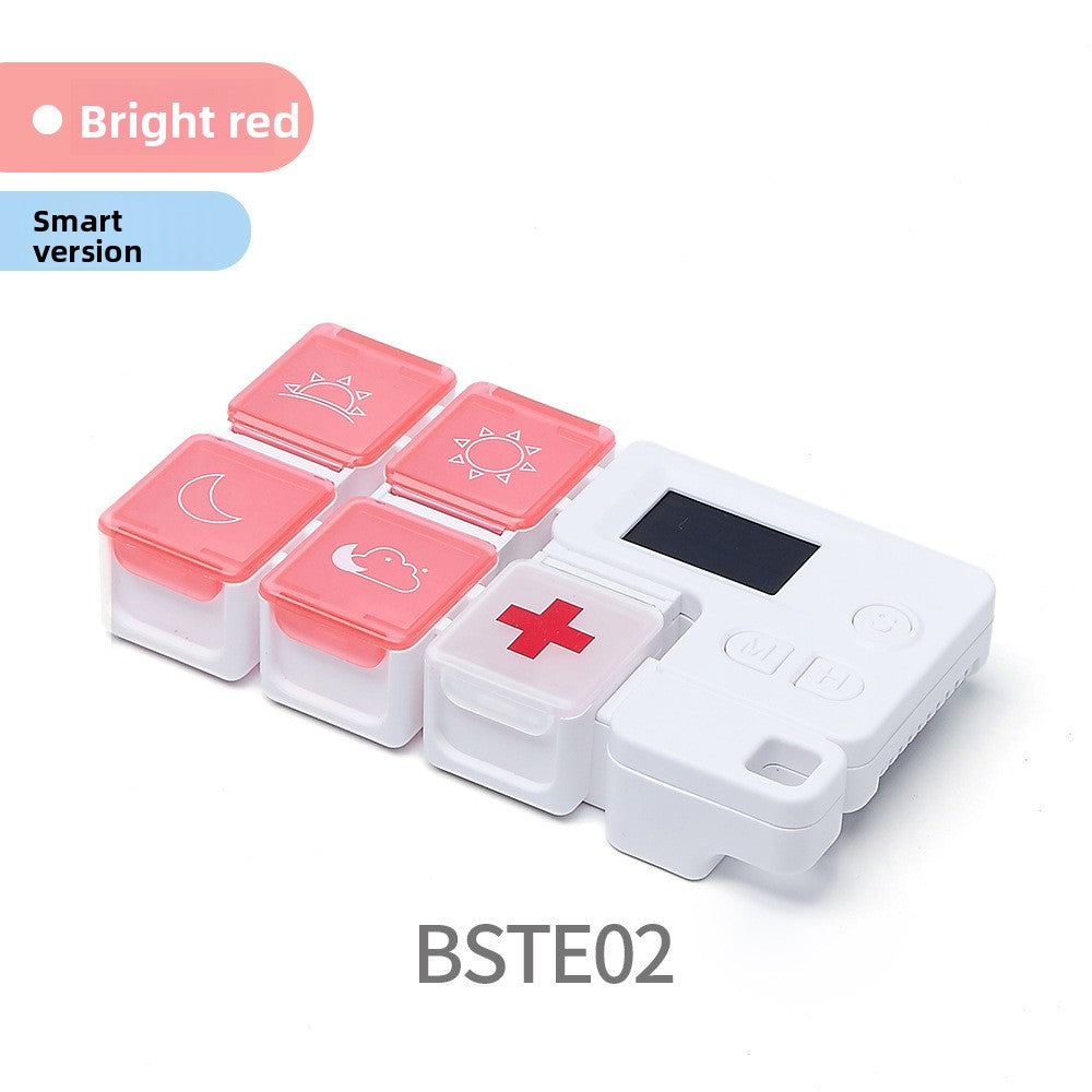 Portable compartmentalized pill organizer