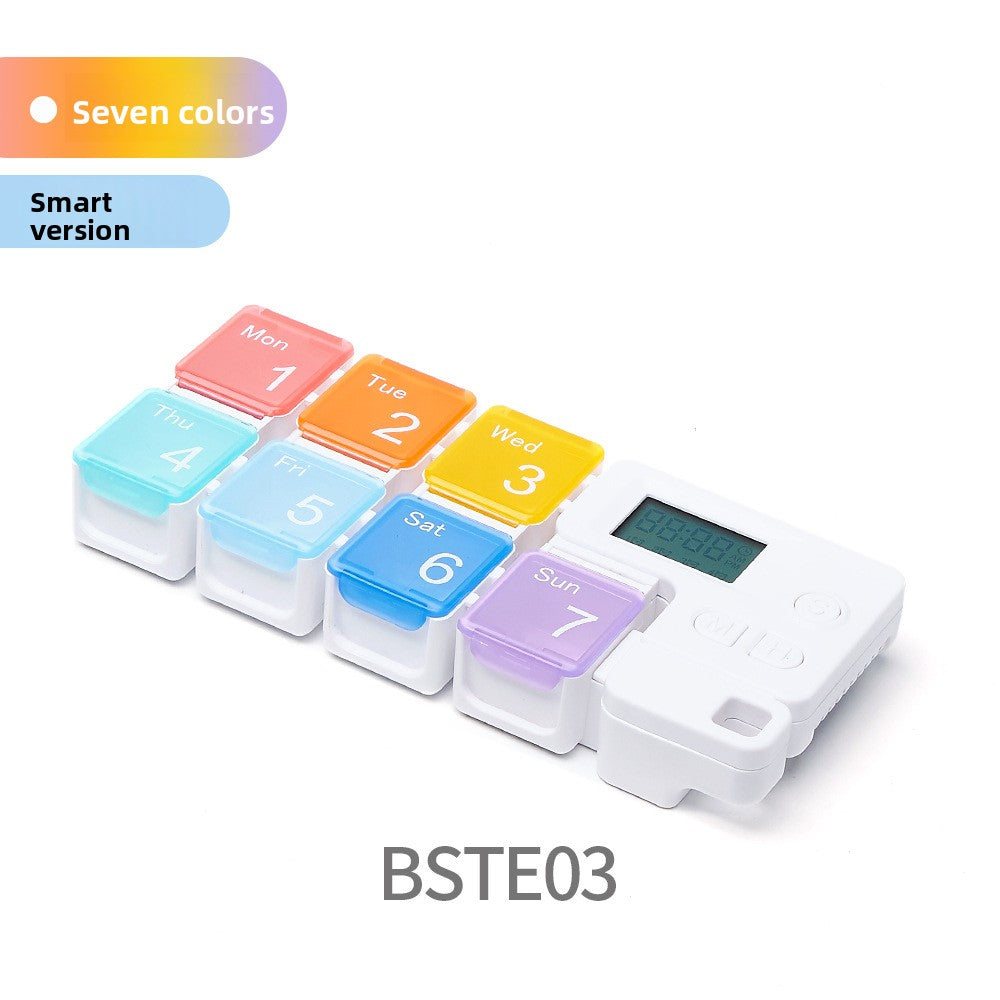 Portable compartmentalized pill organizer