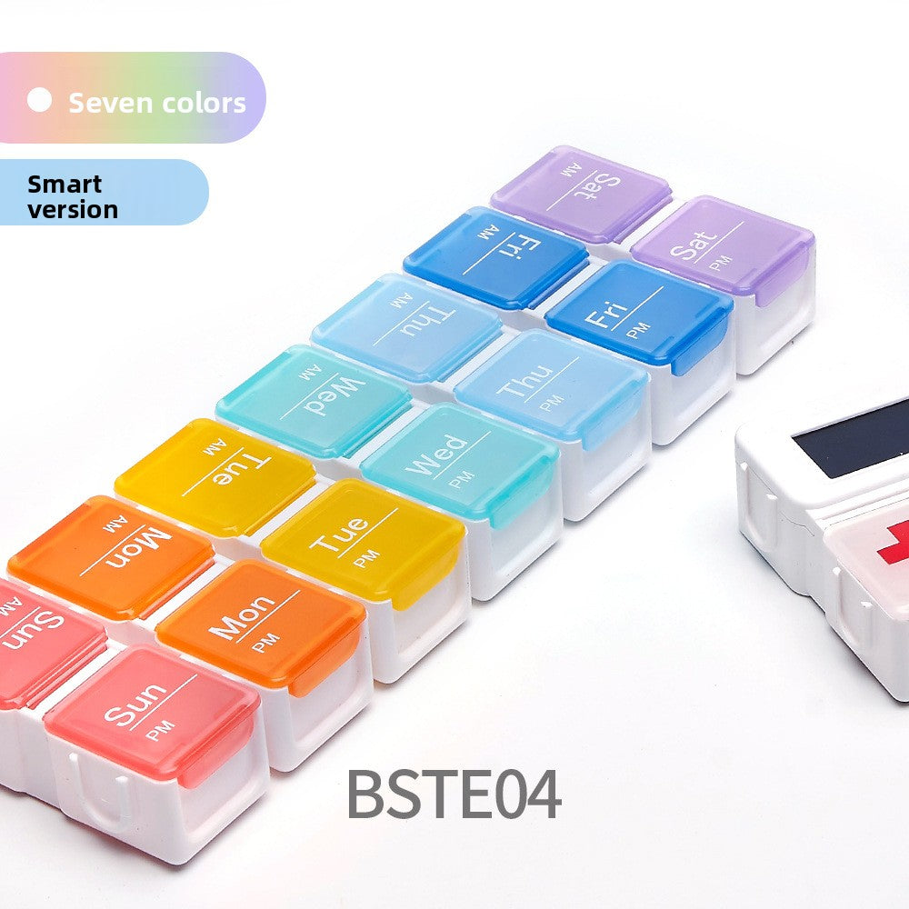 Portable compartmentalized pill organizer