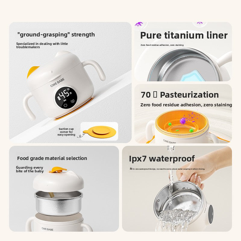 Portable constant-temperature bowl