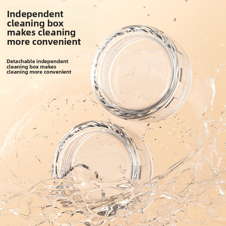 Portable contact lens cleaner