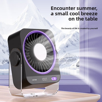 Portable Cooling Fan with Digital Display