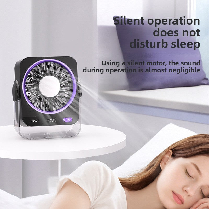 Portable Cooling Fan with Digital Display