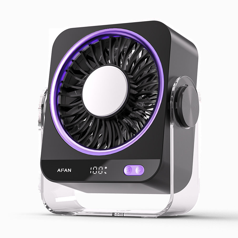 Portable Cooling Fan with Digital Display