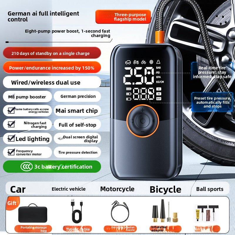 Portable Cordless Air Pump for Car Tires