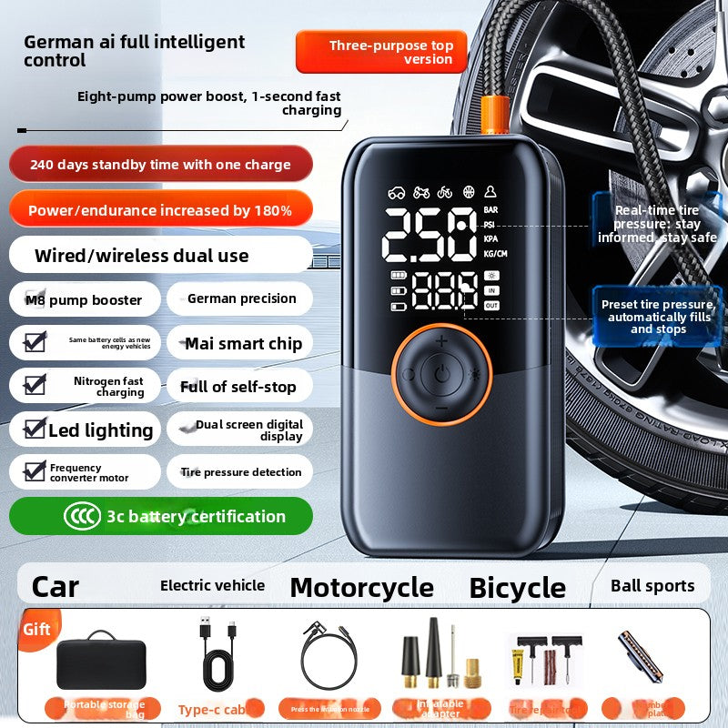 Portable Cordless Air Pump for Car Tires
