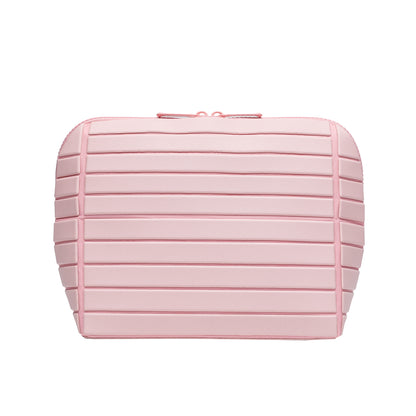 Portable Cosmetic Organizer Bag with Multiple Compartments
